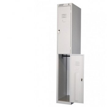Металлический модульный шкаф для одежды 2-х дверный ШРС-12-300